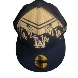 59 Fifty LA Baseball Hat Blue/White
